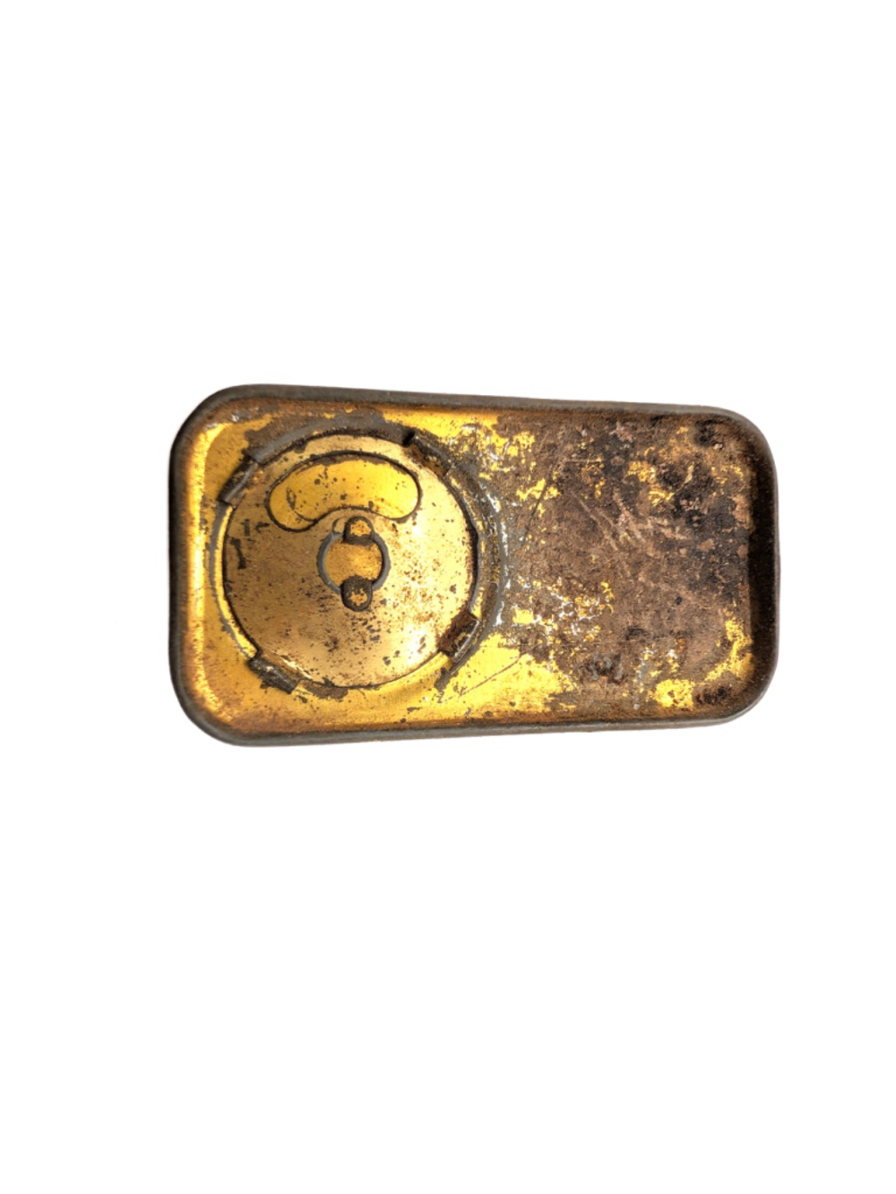 Vintage A. Schilling & Co Nutmeg Spice Tin - Gold Top & Bottom - 2 oz - Picture 6 of 6